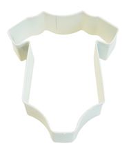 Picture of BABYS ONESIE POLY-RESIN COATED COOKIE CUTTER WHITE 10.2CM